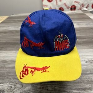 Vintage Cedar Point Mantis Hat Cap Roller Coaster 90s SnapBack Rare Adjustable